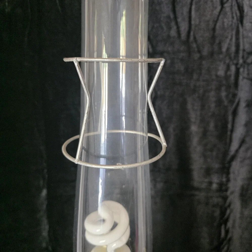 VTG Aladdin 12 Brass Oil to Electric Lamp, Lox-on Chimney & Cut-out Floral Shade